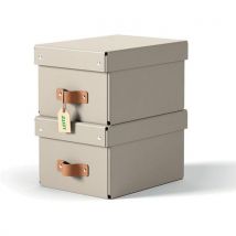 Leitz - Säilytyslaatikko puro 7 l beige 2 kpl