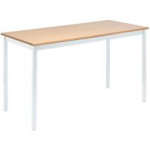 Manutan expert - Pöytä vakio 160 x 80 tammi/harmaa