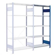 Schulte - Jatko-osa 200 x 60 cm varastohylly easy-fix-sininen