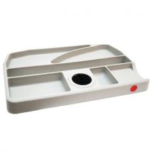 Twinco - Käännettävä kynä- ja tarviketeline valkoinen