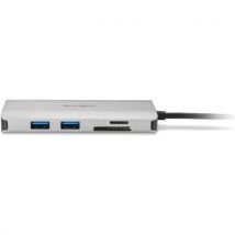 Kensington - Usb-c-liitetty mobiili 8-in-1-telakointiasema uh1400p