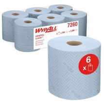 Wypall - Paperipyyhkeet L20 General Reach - Sininen 2 kerrosta 550 arkkia/rulla
