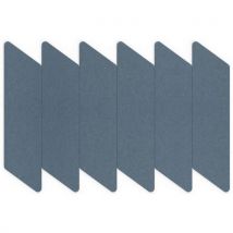 Smit visual - Seinäpaneeli akustinen parallelogrammi sininen