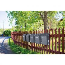 Orthex - Postilaatikko 21x34x43,5 tummanharmaa