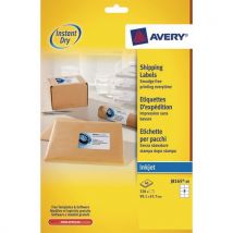 Avery - 320 mustesuihkuetiketin pakkaus 99,1x67,7 mm - valkoinen