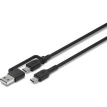Gp - 2-in-1 ccbv 240w usb-c/a – usb-c-kaapeli 1,5 m
