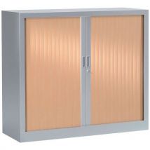 Vinco - Matala kaappi 120x100 cm runko alumiini 9006 jalusi pyökki