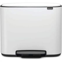 Brabantia - Roskakori polkimella bo 11+23 l valkoinen