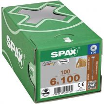 Spax - Ruuvi levypään osakierteellä t-star plus wirox 6x100