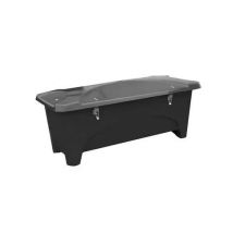 Työkalulaatikko 475L ketjulla musta - Tilavuus 475 L mitat 1760x750x745 mm paino 35 kg riippulukon salpa