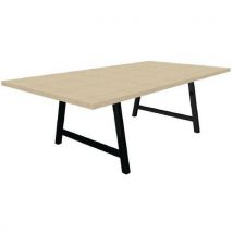 Buronomic - Cohesion-pöytä tammi/musta 240x120 cm