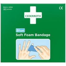 Cederroth - Sidos soft sininen 6 cm x 4,5 m - cederroth