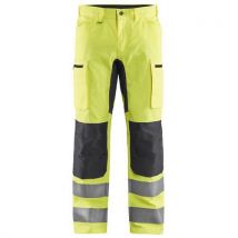 Blaklader - Highvis housut stretch huomio keltainen/grafiitinharmaa d112