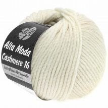 Lana Grossa Alta Moda Cashmere 16 Rohweiß