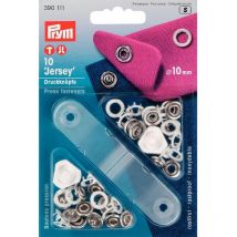 Prym Druckknöpfe Jersey Ring Weiß