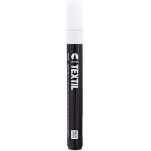 Rico Design Textilmarker dunkle Stoffe Weiß