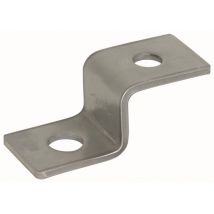 DEHN Endstück Z-Form m.je 1 390499 Bohrung D 10,5mm u. D 12,5mm NIRO