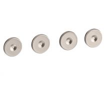 Legrand 077896 Schraubenabdeckung 4Stück Soliroc IP55 IK10 grau