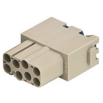 HARTING Buchseneinsatz 8-pol 09140082733 Han EE Quick Lock Modul 0,5-2,5qmm