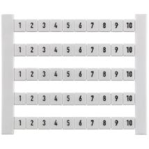 Weidmüller DEK 5 GW -Klemmenmarkierer Karte 5x5mm Polyamid ws 0576261199 (Inhalt 500 Stück)