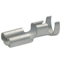 KLAU Flachsteckhülse 0,5-1qmm mit 2720 Rastzunge Steckbreite 6,3mm (Inhalt 100 Stück)