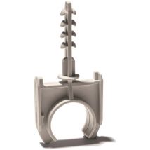 Schnabl AKS 20 H0 hellgrau Abstandklemm- schelle f.Rohrverlegung 30800 (Inhalt 200 Stück)