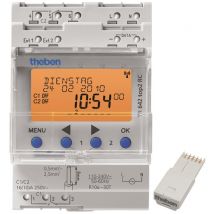 THEB Zeitschaltuhr digital TR642top2RC Jahres/Astro 3TE 2K 800SP Gangreserve