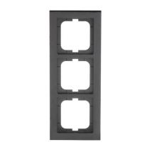 BJ Axcent Rahmen 1723-281 3fach schwarz