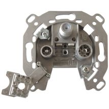 Televes Antennendose Durchgang KMD17ST BK-Multimedia-Durchgangsdose 17dB