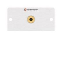 KIND Konnect 50 alu - Audio 7444000511 Klinke 3,5mm Blende 1/2 50x50 K.peitsche