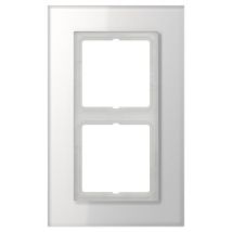 JG Rahmen 2fach LSP982GLWW weiss