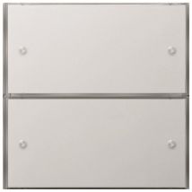 GIRA 2032112 Tastsensor3 Komfort 2fach KNX Flächenschalter Reinweiß glänzend