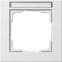 GIRA 109129 Abdeckrahmen 1fach BSF E2 Reinweiß glänzend