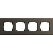 GIRA 0214127 Abdeckrahmen 4fach Esprit Aluminium Braun (eloxiert)