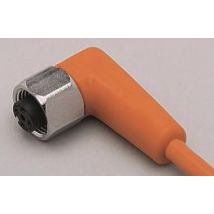 IFM Kabeldose abgewinkelt M12 5p EVT095 AC/DC silikonfrei Kontakte vergoldet