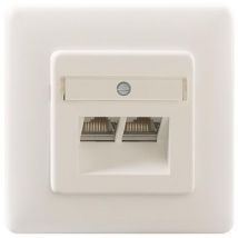 RB UAE-Cat.6A iso-8/8 Up rw Anschlussdose reinweiss UAE-Cat.6A iso-