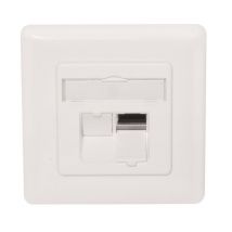 CobiNet 114950 Anschlussdose 2xRJ45 LS IPS 250 UP Kl.E PL seitlich RAL9010