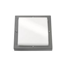 SGL Wandleuchte Bassi grafit 60W 623180 E27 IP65 IK10 240x240mm
