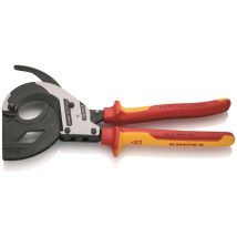 Knipex VDE-Kabelschneider 320mm 9536320 mit Ratsche 60Ømm/600qmm