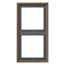 JG Rahmen 2fach ME2982AT messing antik