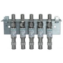 AXING Erdungswinkel einreihig QEW 5-10 5-fach Schutz d. premium-line Multisch.