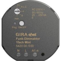 GIRA 542000 eNet Funk Dimmaktor 1fach Mini 20-250VA