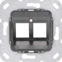GIRA 560100 Modular Jack MJ-01 2fach Tragring
