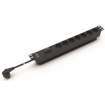 ENOC 19 Zoll Steckdosenleiste 7f- EPH07 fach mit ÜSS optischer Anzeige
