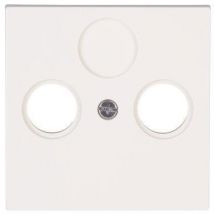 KOPP HK07 Koax Abdeckung 490929005 reinweiß 2fach