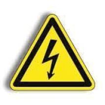 HEIN 178934 Warnschild Warnung vor elektrischer Spannung,ASR/ISO,Folie,SL (Inhalt 1 Stück)
