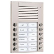 TCS Audio Außenstation PES PES12-EN/04 12 Tasten 2-reihig AP silber