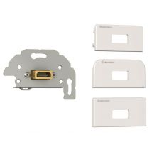 KIND Konnect design click ws 7456000561 HDMI auf 19Pin Blende 1/2 Kabelpeitsche