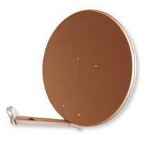 Televes Alu-Spiegel 75x80 S760CL-Z Classic-Line ziegelrot
