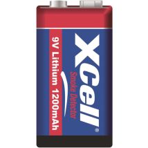 Xcell 9v Lithium Batterie 131347 1200mAh für Rauchmelder
